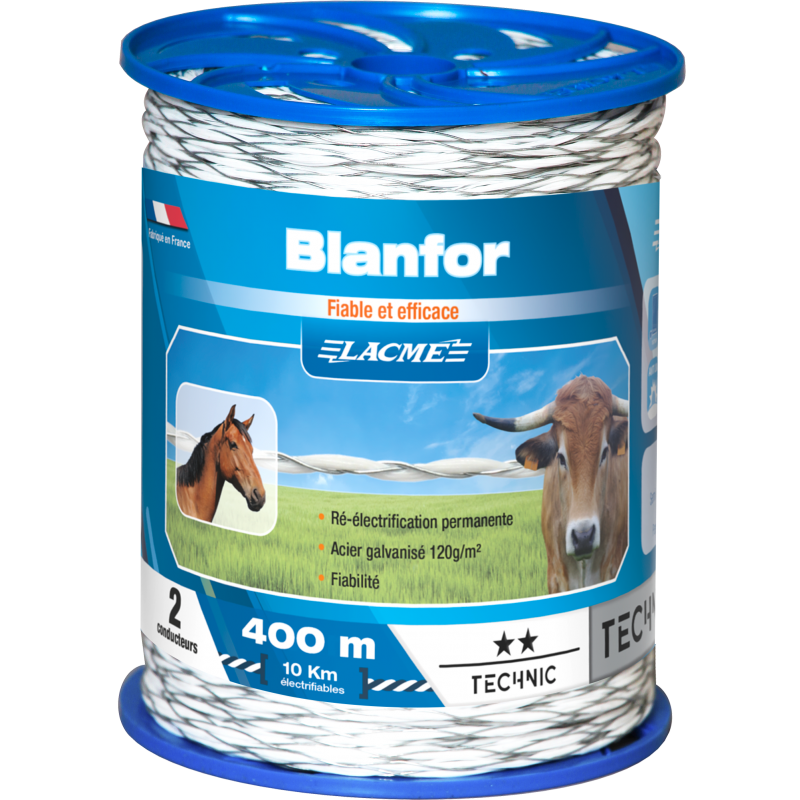 Fil clôture Blanfor 400m bobine