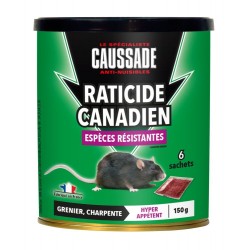 Raticide canadien - céréales espèces résistantes - 150g