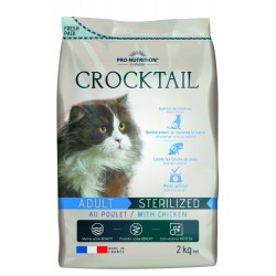 Crocktail adult sterilized au poulet - 2kg