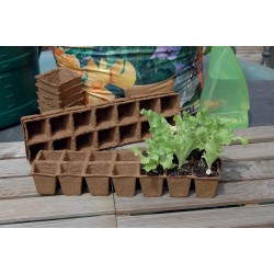 Plaques de culture 100% biodégradables Growing pot 60 pots 5x5cm